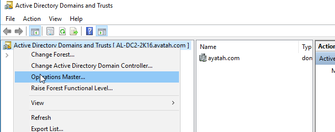 Domain Naming Operations Master 