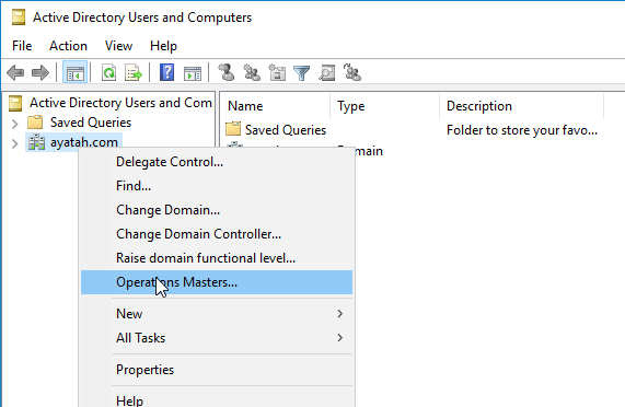 AD Users and Computers Operations  